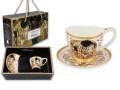 Filiżanka espresso Vanessa - G. Klimt, Pocałunek, białe tło (CARMANI) 5907580091082