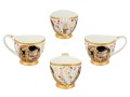 Filiżanka espresso Vanessa - G. Klimt, Pocałunek, białe tło (CARMANI) 5907580091082
