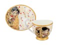 Filiżanka espresso Vanessa - G. Klimt, Pocałunek, białe tło (CARMANI) 5907580091082