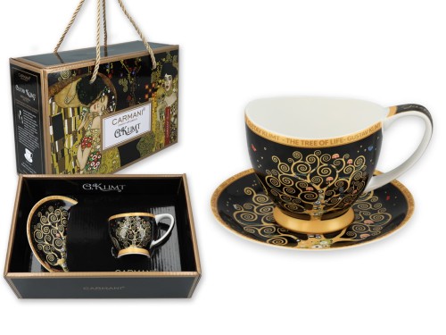 Filiżanka espresso Vanessa - G. Klimt, Drzewo życia (CARMANI) 5907580091099