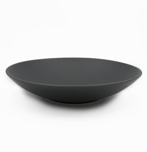 Alumina Terra Black Talerz głęboki 28 cm