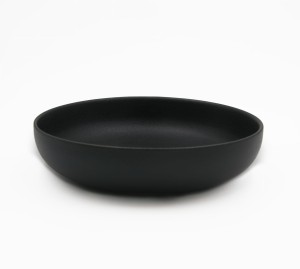 Alumina Terra Black Talerz głęboki Nordica 22 cm