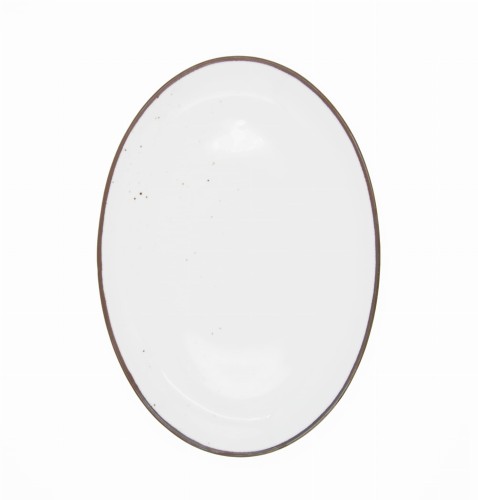 Alumina Rustic Snow Półmisek owalny 25 cm 5903517113483