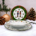 Cicha Noc Komplet 3 talerzy green 5903517104627