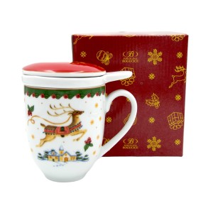 Cicha Noc Kubek 350ml z zaparzaczem i pokrywką