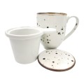 Alumina Bogucice Cottage White Kubek z zaparzaczem 400 ml 5903517114770