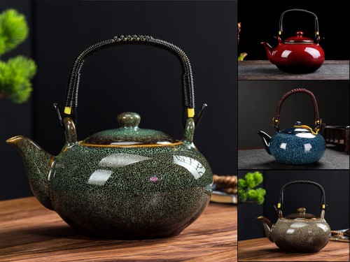 Czajnik ceramiczny z zaparzaczem