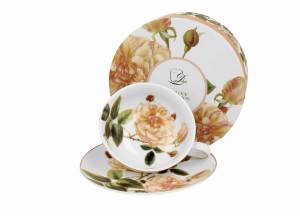 Filiżanka ze spodkiem 220 ml  FIRST LADY GOLD