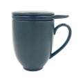 Alumina Terra Black Kubek z zaparzaczem 400 ml 5903517114817