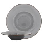 Alumina Rustic GrayTalerz głęboki Pasta 27 cm