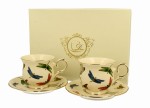 2 Filiżanki ze spodkami Ecru WAŻKI