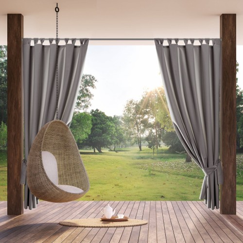 Zasłona ogrodowa 155 cm x 260 cm stalowy GARDEN 5903571582904