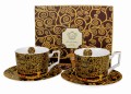 2 Filiżanki ze spodkami luxury TREE OF LIFE inspired by Klimt 5902693943303