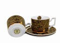2 Filiżanki ze spodkami luxury TREE OF LIFE inspired by Klimt 5902693943303