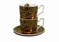2 Filiżanki ze spodkami luxury TREE OF LIFE inspired by Klimt 5902693943303