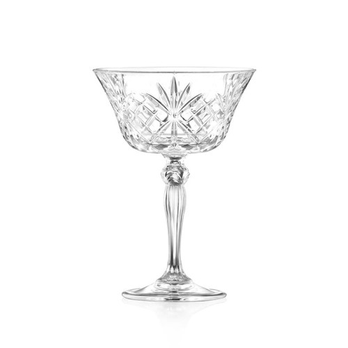 Zestaw kieliszków 260 ml 6 szt Szampan płaski Melodia RCR 8007815280605