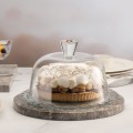 Patera z kloszem Patisserie 24 cm PASABAHCE 8693357507197