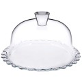 Patera z kloszem Patisserie 24 cm PASABAHCE 8693357507197