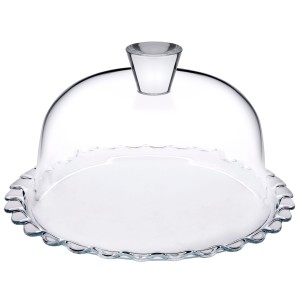 Patera  z kloszem Patisserie 24 cm PASABAHCE