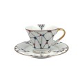 Filiżanka ze spodkiem espresso Arlekin 90 ml Bogucice 5903517116613