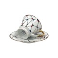 Filiżanka ze spodkiem espresso Arlekin 90 ml Bogucice 5903517116613