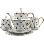 Zestaw do Herbaty kawy na 6 osób Arlekin Bogucice