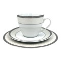 Bogucice Zestaw do Herbaty 6 osobowy AGAWA Platin 5903517091675