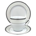 Bogucice Zestaw do Herbaty 6 osobowy AGAWA Platin 5903517091675