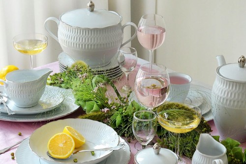 Ćmielów Sofia serwis obiadowy 6/18 platynowa linia 5902767071086