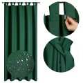 Zasłona ogrodowa 155 cm x 260 cm ciemny zielony GARDEN 5903571583055