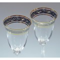Bohemia Angela Kpl kieliszków do wina 250 ml złoto-platyna 5907718949308