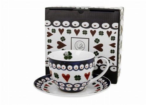 Filiżanka ze spodkiem 250 ml INDIGO 3 5902693944751