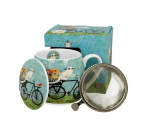 Kubek z zaparzaczem 430 ml Koci Świat ROWER