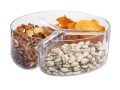 Salaterka szklana trójdzielna 24 cm Sweet&Sawuory Krosno 5900345791302