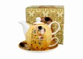 Filiżanka z dzbankiem Tea for one THE KISS ECRU G. Klimt 5902693945826
