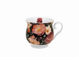 Kubek Retro SPRING ROSES BLACK