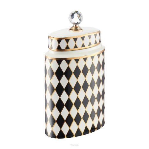 Pojemnik dekoracyjny ceramiczny owalny 32 cm Miko 5901568470029