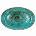 Alumina Bogucice Nostalgia Emerald Półmisek owalny 34,5 cm 5903517112714