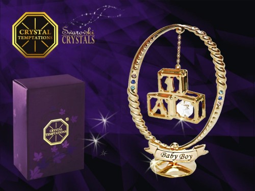 Klocki zaiweszone w obręczy - Baby boy