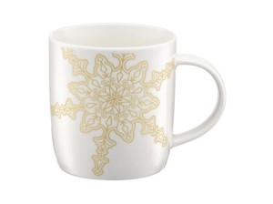 Ambition Kubek 370 ml Złota Śnieżynka Winter