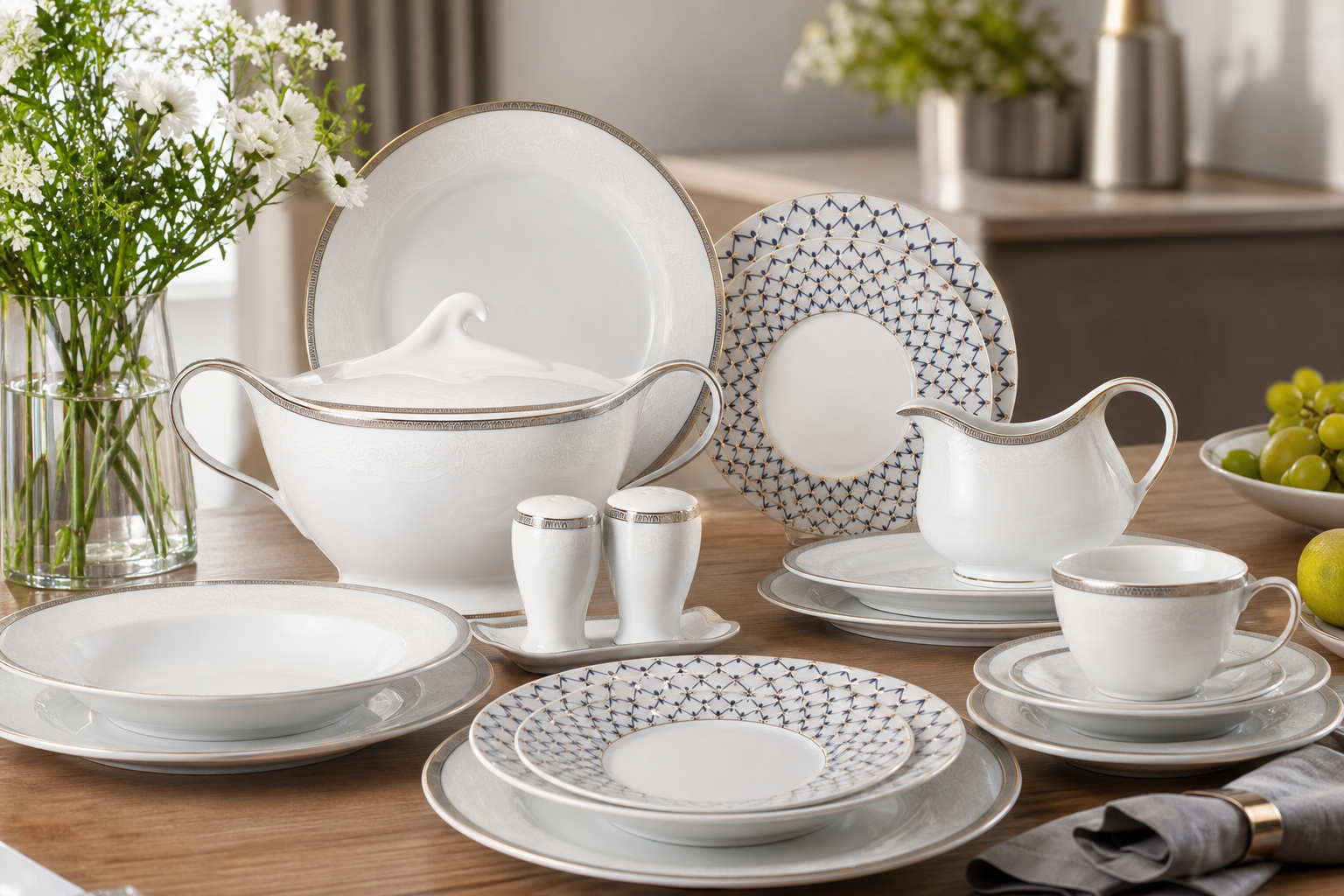 Porcelana Bogucice zestaw obiadowy i serwis obiadowy – jak wybrać?